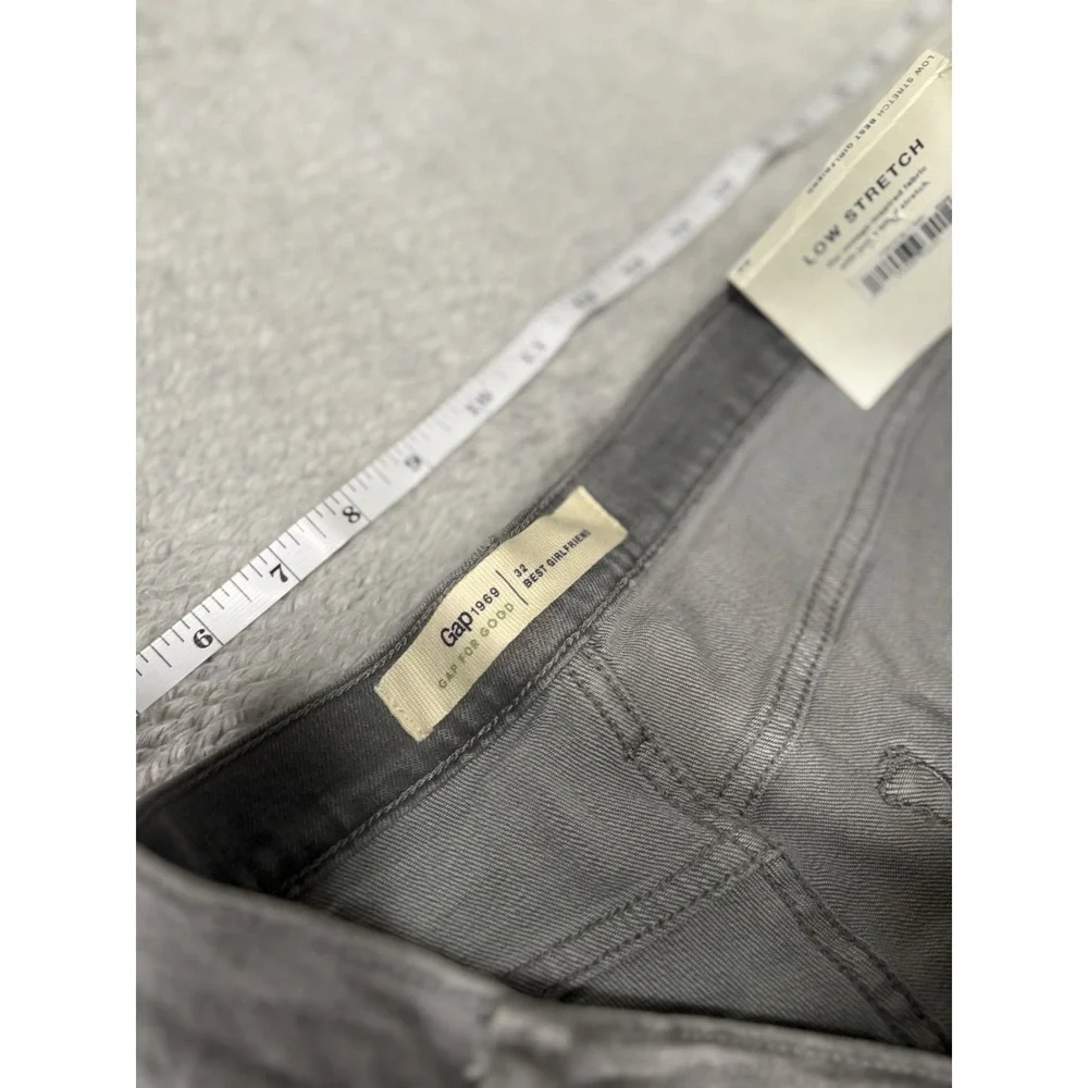 New Gap 1969‎ Women's Best Girlfriend Gray Jeans Low Stretch Size 32 Pants